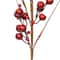 Vickerman; Vickerman 31" Dark Red Artificial Berry Sprays, 3ct.; Category:Stems; Image:4